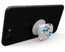 Blue, Pink, and Tan Sections - Skin Kit for PopSockets and other Smartphone Extendable Grips & Stands