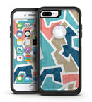 Blue Peacock - iPhone 7 or 7 Plus Commuter Case Skin Kit