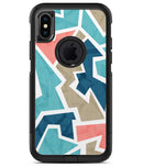 Blue, Pink, and Tan Sections - iPhone X OtterBox Case & Skin Kits