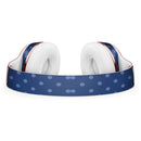 Blue Polka Dots Over Navy  2 Full-Body Skin Kit for the Beats by Dre Solo 3 Wireless Headphones