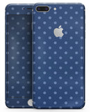 Blue Polka Dots Over Navy  - Skin-kit for the iPhone 8 or 8 Plus