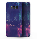 Blue & Purple Grunge - Samsung Galaxy S8 Full-Body Skin Kit