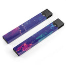 Blue & Purple Grunge - Premium Decal Protective Skin-Wrap Sticker compatible with the Juul Labs vaping device