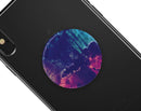 Blue & Purple Grunge - Skin Kit for PopSockets and other Smartphone Extendable Grips & Stands