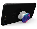 Blue & Purple Grunge - Skin Kit for PopSockets and other Smartphone Extendable Grips & Stands