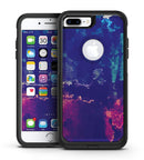 Blue Red Purple Geometric - iPhone 7 or 7 Plus Commuter Case Skin Kit