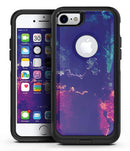 Blue Red Purple Geometric - iPhone 7 or 7 Plus Commuter Case Skin Kit
