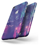 Blue & Purple Grunge - Skin-kit for the iPhone 8 or 8 Plus