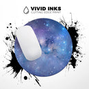 Blue & Purple Mixed Universe// WaterProof Rubber Foam Backed Anti-Slip Mouse Pad for Home Work Office or Gaming Computer Desk