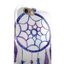 Blue & Purple Watercolor Dreamcatcher iPhone 6/6s or 6/6s Plus 2-Piece Hybrid INK-Fuzed Case