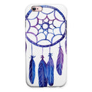 Blue & Purple Watercolor Dreamcatcher iPhone 6/6s or 6/6s Plus 2-Piece Hybrid INK-Fuzed Case