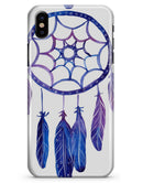 Blue & Purple Watercolor Dreamcatcher - iPhone X Clipit Case