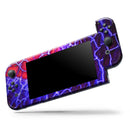 Blue Red Dragon Vein Agate // Skin Decal Wrap Kit for Nintendo Switch Console & Dock, Joy-Cons, Pro Controller, Lite, 3DS XL, 2DS XL, DSi, or Wii - Vinyl Skin Wrap for Nintendo Switch 2, OLED, Lite, Pro Controller, Wii & Classic Handhelds