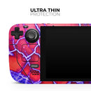 Blue Red Dragon Vein Agate // Full Body Skin Decal Wrap Kit for the Steam Deck handheld gaming computer