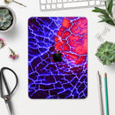 Blue Red Dragon Vein Agate - Full Body Skin Decal for the Apple iPad Pro 12.9", 11", 10.5", 9.7", Air or Mini (All Models Available)