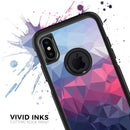 Blue Red Purple Geometric - Skin Kit for the iPhone OtterBox Cases