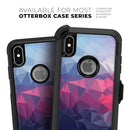 Blue Red Purple Geometric - Skin Kit for the iPhone OtterBox Cases
