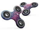 Blue Red Purple Geometric Full-Body Fidget Spinner Skin-Kit