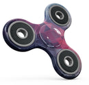 Blue Red Purple Geometric Full-Body Fidget Spinner Skin-Kit