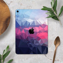 Blue Red Purple Geometric - Full Body Skin Decal for the Apple iPad Pro 12.9", 11", 10.5", 9.7", Air or Mini (All Models Available)