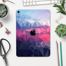 Blue Red Purple Geometric - Full Body Skin Decal for the Apple iPad Pro 12.9", 11", 10.5", 9.7", Air or Mini (All Models Available)