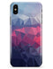 Blue Red Purple Geometric - iPhone X Clipit Case