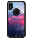 Blue Red Purple Geometric - iPhone X OtterBox Case & Skin Kits