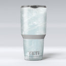 Blue Slate Marble Surface V1 - Skin Decal Vinyl Wrap Kit compatible with the Yeti Rambler Cooler Tumbler Cups