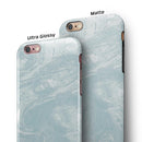 Blue Slate Marble Surface V1 iPhone 6/6s or 6/6s Plus 2-Piece Hybrid INK-Fuzed Case