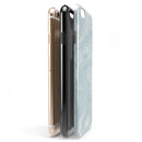 Blue Slate Marble Surface V1 iPhone 6/6s or 6/6s Plus 2-Piece Hybrid INK-Fuzed Case