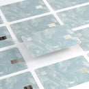 Blue Slate Marble Surface V1 - Premium Protective Decal Skin-Kit for the Apple Credit Card