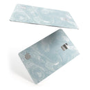Blue Slate Marble Surface V1 - Premium Protective Decal Skin-Kit for the Apple Credit Card