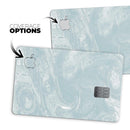 Blue Slate Marble Surface V1 - Premium Protective Decal Skin-Kit for the Apple Credit Card