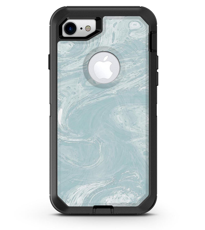 Blue Slate Marble Surface V1 - iPhone 7 or 8 OtterBox Case & Skin Kits