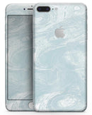 Blue Slate Marble Surface V1 - Skin-kit for the iPhone 8 or 8 Plus