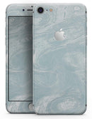 Blue Slate Marble Surface V1 - Skin-kit for the iPhone 8 or 8 Plus