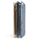 Blue Slate Marble Surface V41 iPhone 6/6s or 6/6s Plus 2-Piece Hybrid INK-Fuzed Case