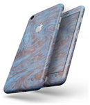 Blue Slate Marble Surface V41 - Skin-kit for the iPhone 8 or 8 Plus