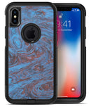 Blue Slate Marble Surface V41 - iPhone X OtterBox Case & Skin Kits