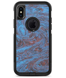 Blue Slate Marble Surface V41 - iPhone X OtterBox Case & Skin Kits