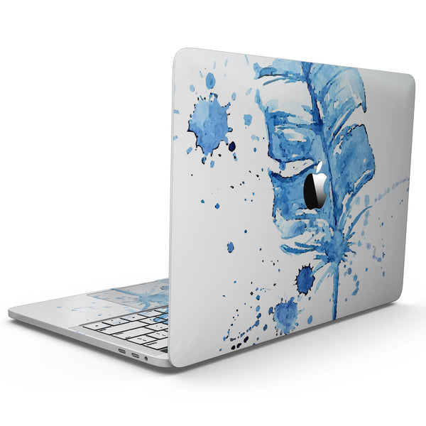 MacBook Pro with Touch Bar Skin Kit - Blue_Splatter_Feather-MacBook_13_Touch_V9.jpg?