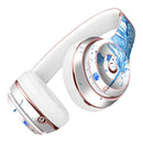 Blue Splatter Feather Full-Body Skin Kit for the Beats by Dre Solo 3 Wireless Headphones