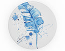 Blue Splatter Feather - Skin Kit for PopSockets and other Smartphone Extendable Grips & Stands