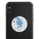Blue Splatter Feather - Skin Kit for PopSockets and other Smartphone Extendable Grips & Stands