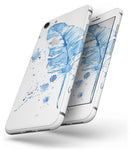 Blue Splatter Feather - Skin-kit for the iPhone 8 or 8 Plus