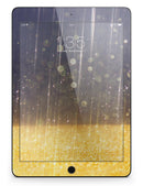 Blue Stratched Streaks with Unfocused Gold Sparkles - iPad Pro 97 - View 6.jpg