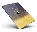 Blue Stratched Streaks with Unfocused Gold Sparkles - iPad Pro 97 - View 1.jpg