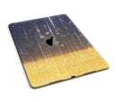 Blue Stratched Streaks with Unfocused Gold Sparkles - iPad Pro 97 - View 5.jpg