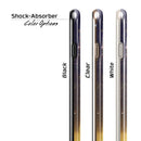 Blue Stratched Streaks with Unfocused Gold Sparkles iPhone 6/6s or 6/6s Plus 2-Piece Hybrid INK-Fuzed Case