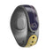 Blue Stratched Streaks with Unfocused Gold Sparkles - Decal Skin Wrap Kit for the Disney Magic Band
